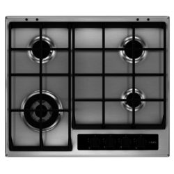 AEG HG65SY4550 60cm 4 Burner Gas Hob in Stainless Steel